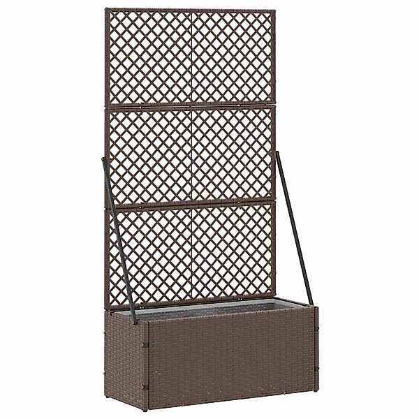 vidaXL Pflanzkübel Braun 70 x 30 x 135 cm Metall 366619 günstig online kaufen