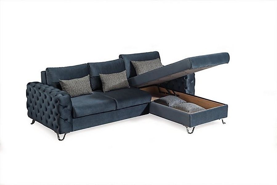 Viva Möbel Sofa OPERA, Luxuriöses und elegantes Ecksofa für stilbewusste Kä günstig online kaufen