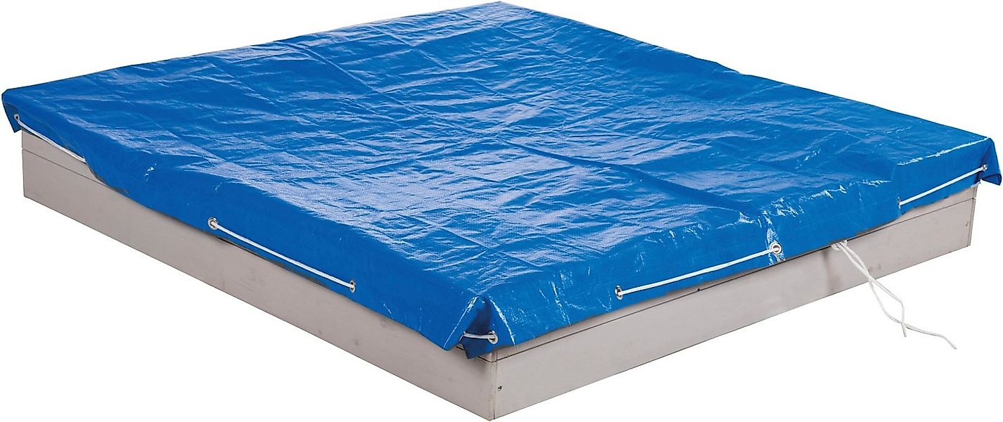 roba® Sandkasten-Abdeckplane, 154x154 cm, wetterfest, Metallösen zur Befest günstig online kaufen