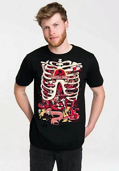 LOGOSHIRT T-Shirt Rick & Morty - Anatomy Park mit coolem Print günstig online kaufen
