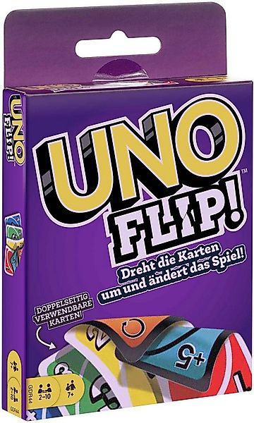Mattel games Spielwelt UNO Spiele UNO Flip, (UNO Kartenspiel für die Famili günstig online kaufen