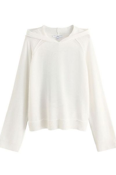 Next Strickpullover Leichtes Relaxed Fit Hoodie aus Strick mit Print (1-tlg günstig online kaufen