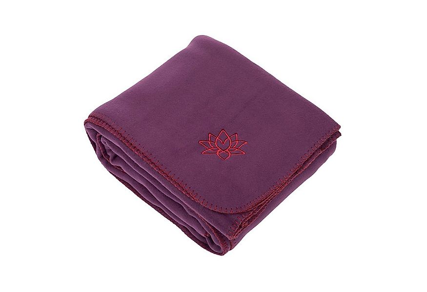 Wohndecke Yogadecke ASANA BLANKET dunkel aubergine, bodhi günstig online kaufen