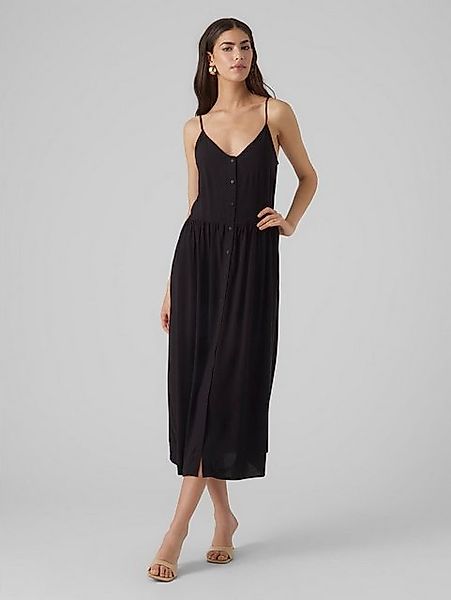 Vero Moda Shirtkleid Langes Ärmelloses Basic Kleid VMALBA (lang) VMALBA SIN günstig online kaufen