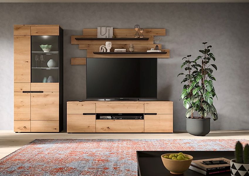 INOSIGN Wohnwand "REHAT, TOPSELLER, 3-teilig, Breite 280 cm, inklusive Bele günstig online kaufen
