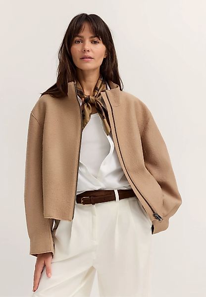 bugatti Wolljacke "Loose Fit" aus einem italienischen Oberstoff günstig online kaufen