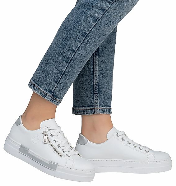 Rieker Plateausneaker mit Zierreißverschluss seitlich, Freizeitschuh, günstig online kaufen