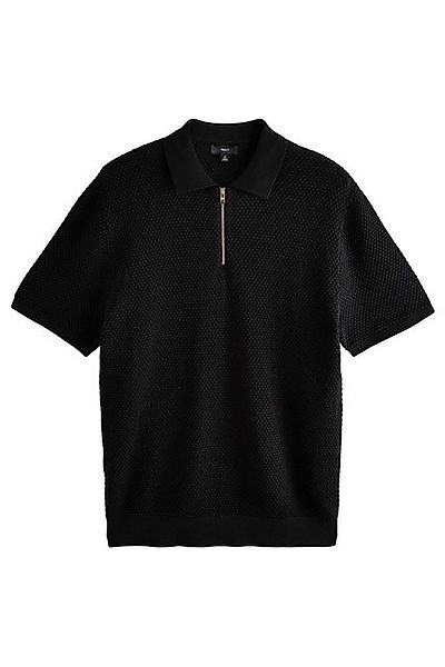 Next Poloshirt Regular Fit Strick-Poloshirt mit Reißverschluss (1-tlg) günstig online kaufen