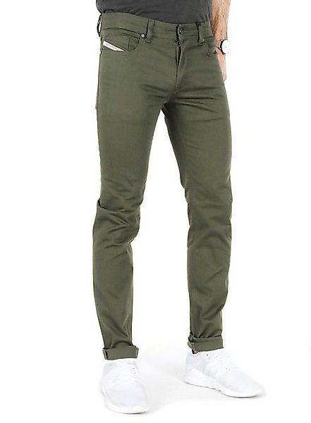 Diesel Skinny-fit-Jeans Stretch Stoff Hose - Troxer Khakigrün - W38 L34 günstig online kaufen