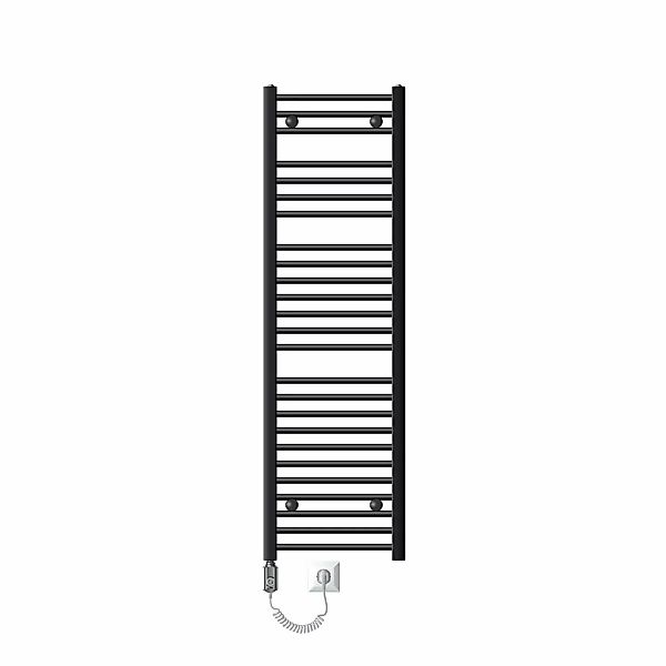 LuxeBath Elektrischer Badheizkörper Sahara 40x150 cm Anthrazit Gerade Stab günstig online kaufen