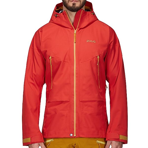 PYUA Gorge-Y Herren-Skijacke 3-lagig Warm Red günstig online kaufen