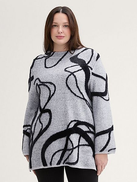TOM TAILOR PLUS Strickpullover Pullover & Strickjacken Plus Size - Loose Fi günstig online kaufen