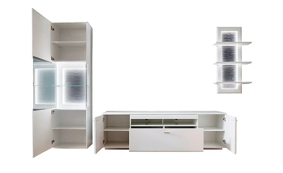 uno Wohnwand  Ramon ¦ weiß ¦ Maße (cm): B: 315 H: 208 T: 51.0 Kommoden & Si günstig online kaufen