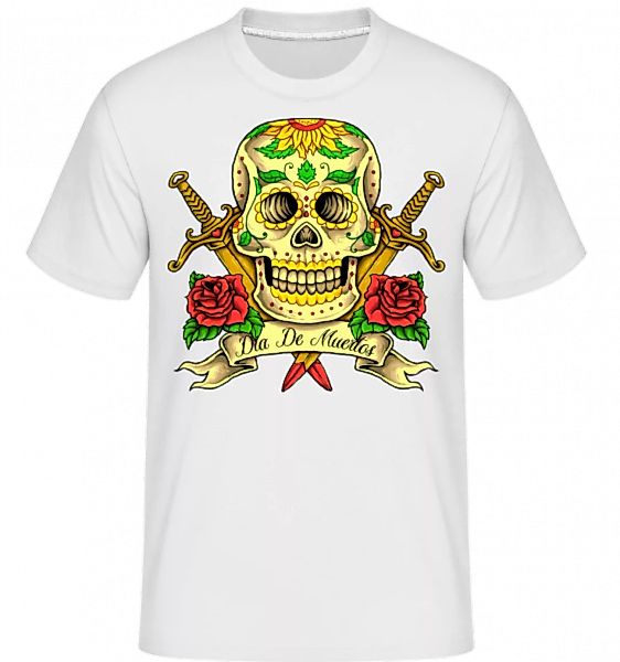 Day Of The Dead Skull · Shirtinator Männer T-Shirt günstig online kaufen