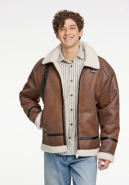 LINDBERGH Fellimitatjacke "Lindbergh Casual Jacke" günstig online kaufen