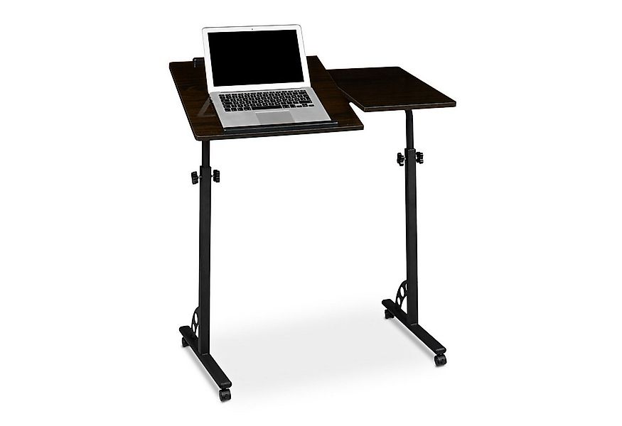 relaxdays Laptoptisch groß höhenverstellbar, schwarz günstig online kaufen