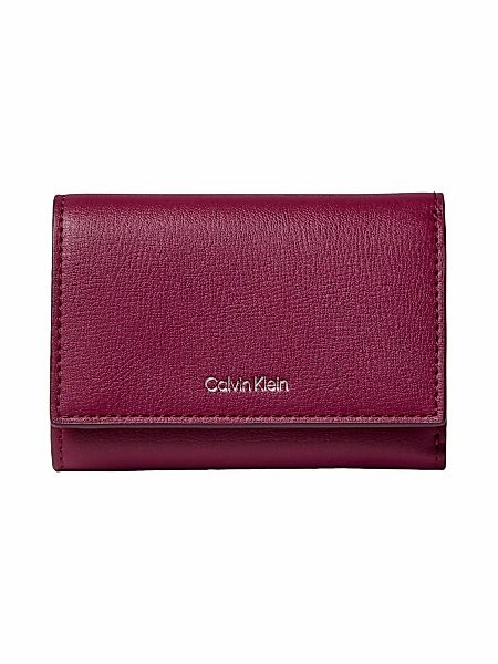 Calvin Klein Geldbörse "FOIL LOGO TRIFOLD W/ ZIP POCKET" Damen Geldbeutel, günstig online kaufen