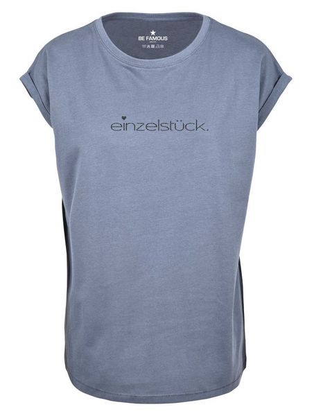 Print-Shirt Be Famous Women Rolled T-Shirt. günstig online kaufen