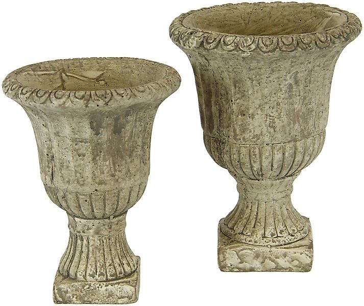 I.GE.A. Übertopf Antik-Betonpokal (Set, 2 St) günstig online kaufen