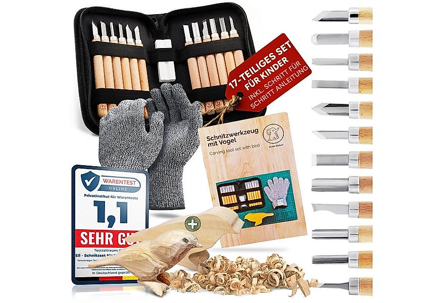 Eli Taschenmesser Schnitzmesser Kinder - Kindermesser - Schnitzset - Kinder günstig online kaufen