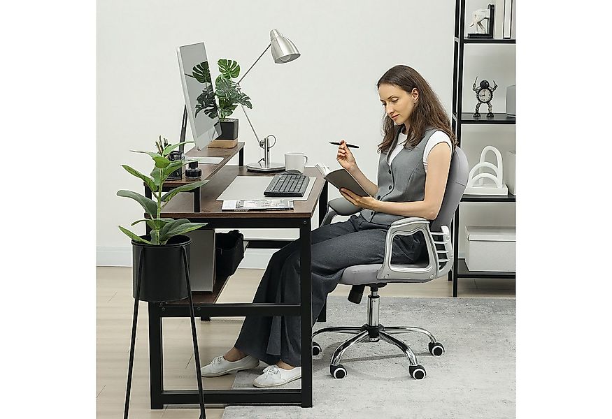 Vinsetto Bürostuhl mit gepolsterte Rückenlehne, drehbar (Chefsessel, 1 St), günstig online kaufen