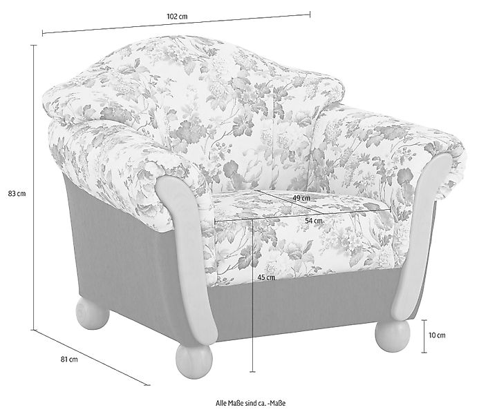 Home affaire Sessel Milano, bequemer Loungesessel günstig online kaufen