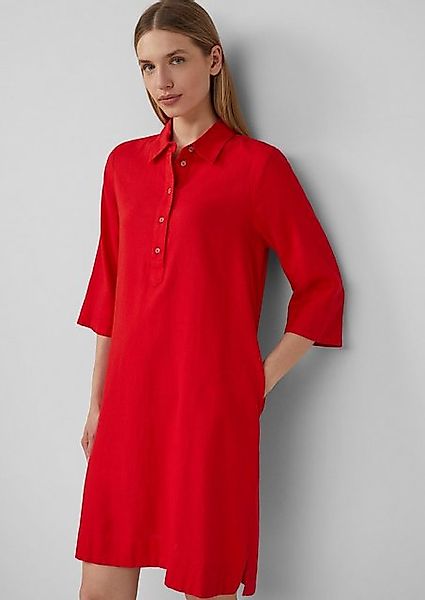 s.Oliver Minikleid Kurzes Blusenkleid aus Leinenmix mit Eingrifftaschen günstig online kaufen