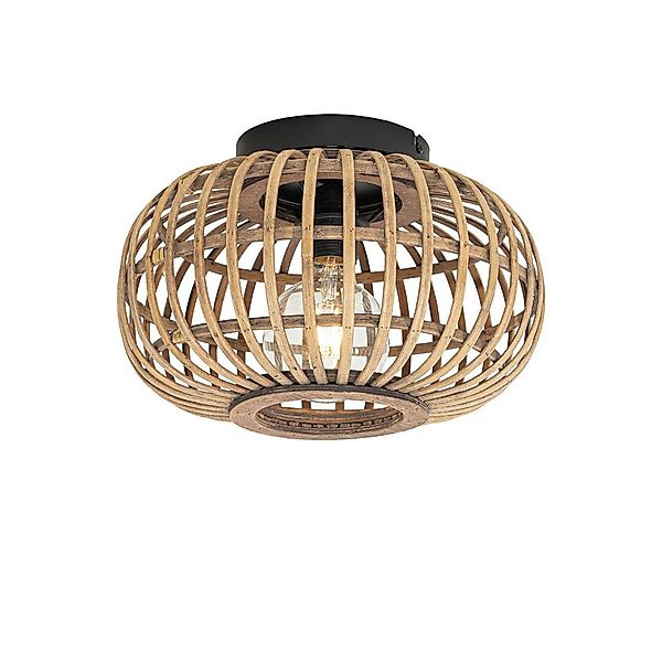 Qazqa Deckenleuchte Amira, ohne Leuchtmittel, E27, Naturel, Orientalisch, B günstig online kaufen