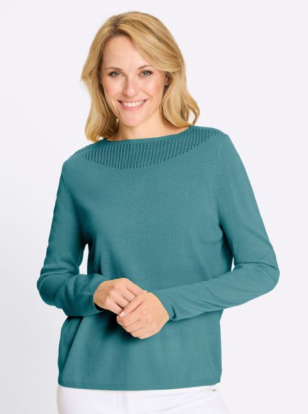 Sieh an! Strickpullover Langarm-Pullover günstig online kaufen