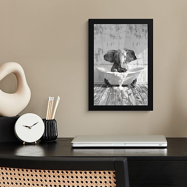 MuchoWow Poster Elefant - Vintage - günstig online kaufen