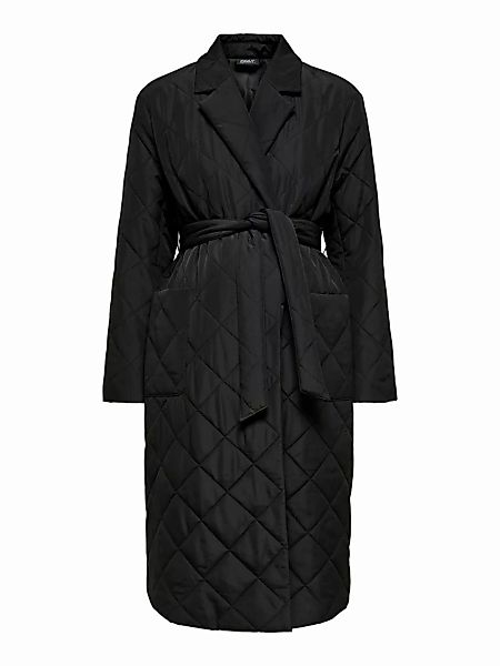 ONLY Gesteppt Mantel Damen Schwarz günstig online kaufen