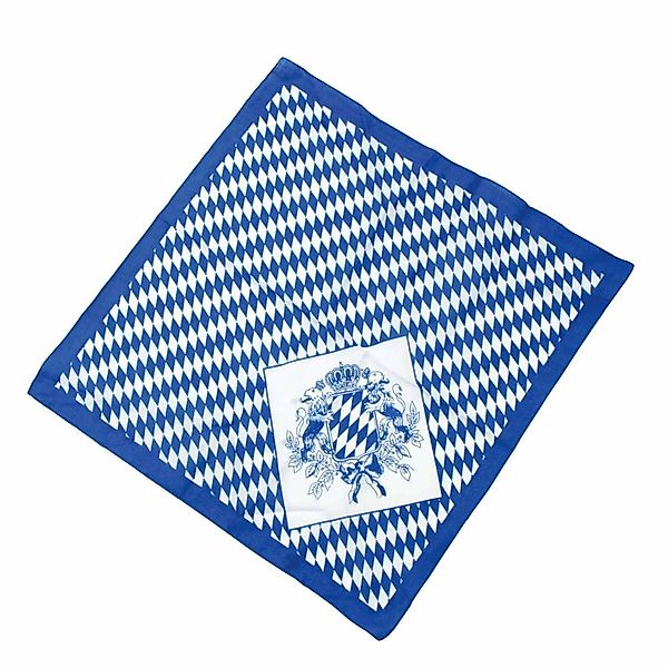 Bavariashop Halstuch Baumwolltuch "Bayern" • Weiß günstig online kaufen