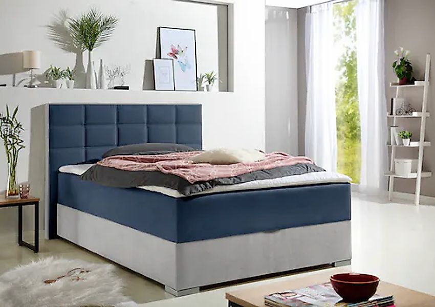 Maintal Boxspringbett mit Bettkasten und Topper günstig online kaufen