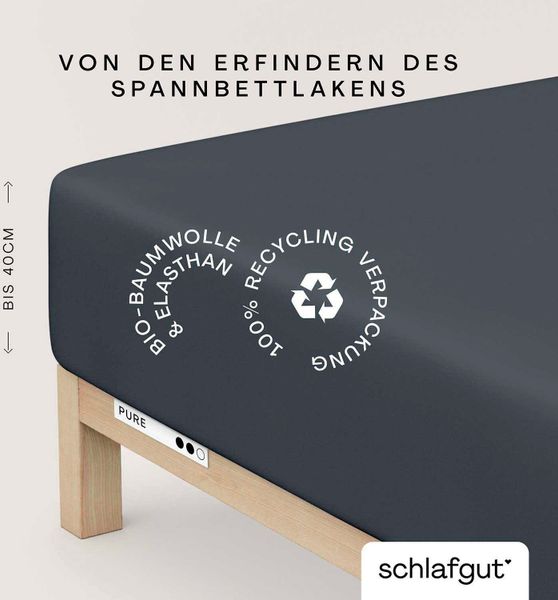 Schlafgut Spannbettlaken PURE BOXSPRING in Gr. günstig online kaufen