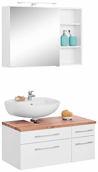 welltime Badmöbel-Set "Davos" 3 Stk. tlg. günstig online kaufen