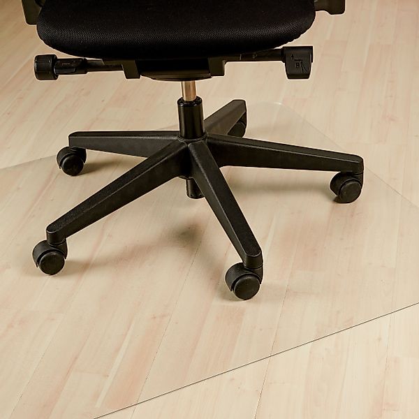 relaxdays Bodenschutzmatte Bürostuhl transparent, 75 x günstig online kaufen