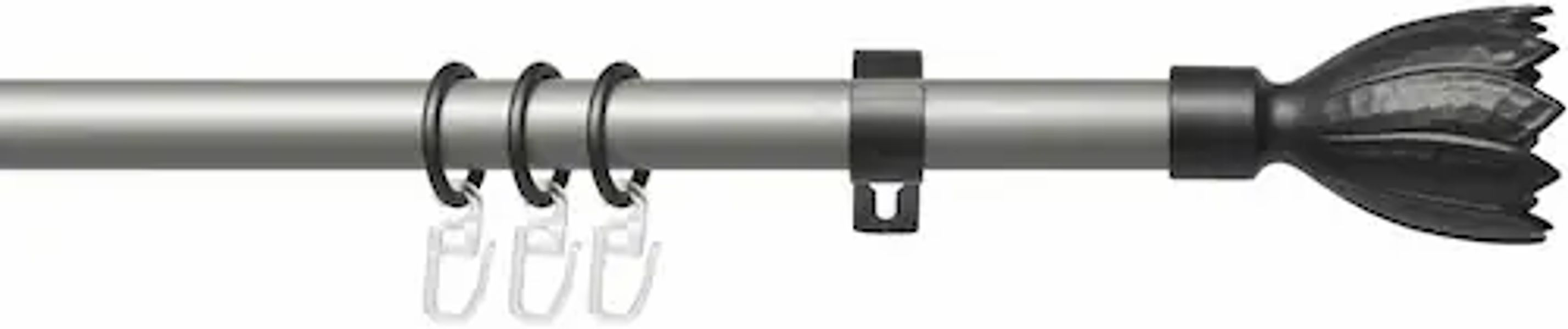 Liedeco Gardinenstange »Lan Flower« Ø 20 mm 1 läufig-läufig Fixmaß 1-läufig günstig online kaufen