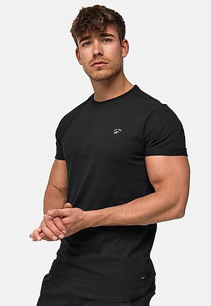 Indicode T-Shirt Kloge mit dezentem Label-Detail günstig online kaufen