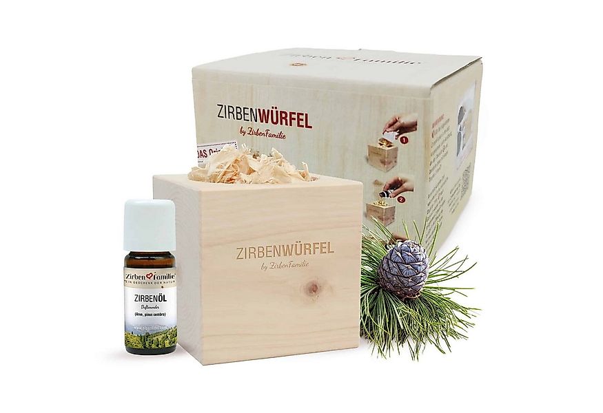 Zirbenfamilie Duftlampe Zirbenwürfel (Zirbenwürfel Set) günstig online kaufen