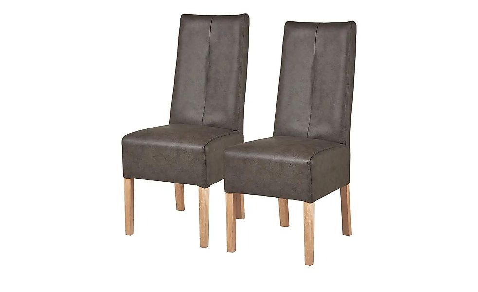 Polsterstuhl 2-er Set aus Buche Marlon ¦ braun ¦ Maße (cm): B: 44 H: 103 T: günstig online kaufen