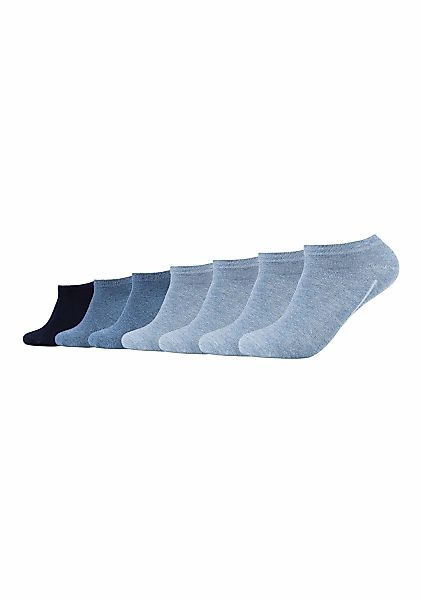 Camano Sneakersocken "ca-soft" 7 Paar, 7 Stk. tlg. mit weichem Komfortbund günstig online kaufen