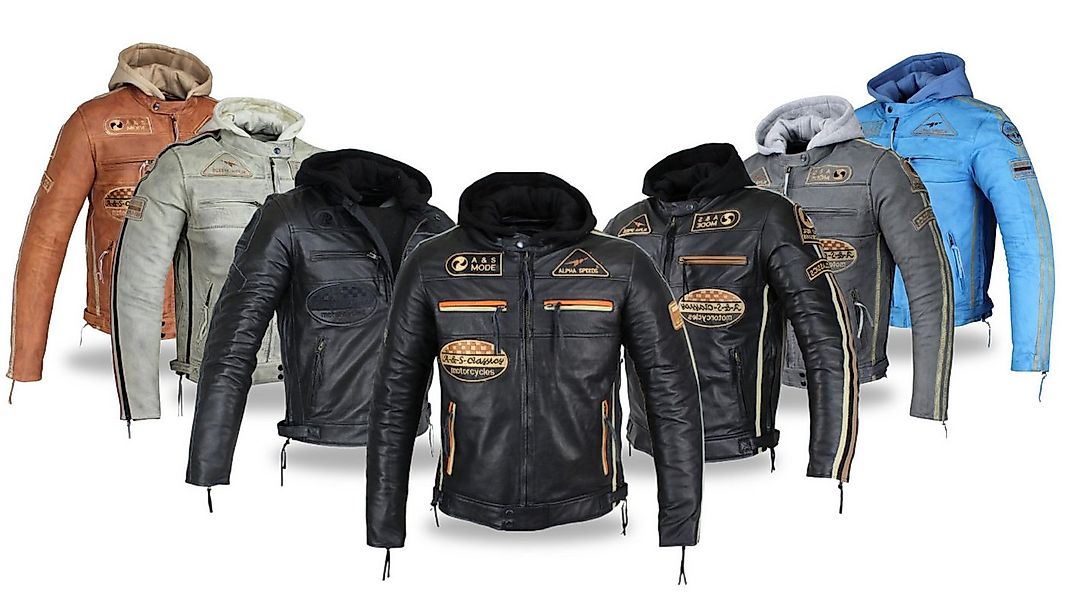 Alpha Speeds Motorradjacke - /Freizeit Herren Lammlederjacke Bikerjacke Hig günstig online kaufen