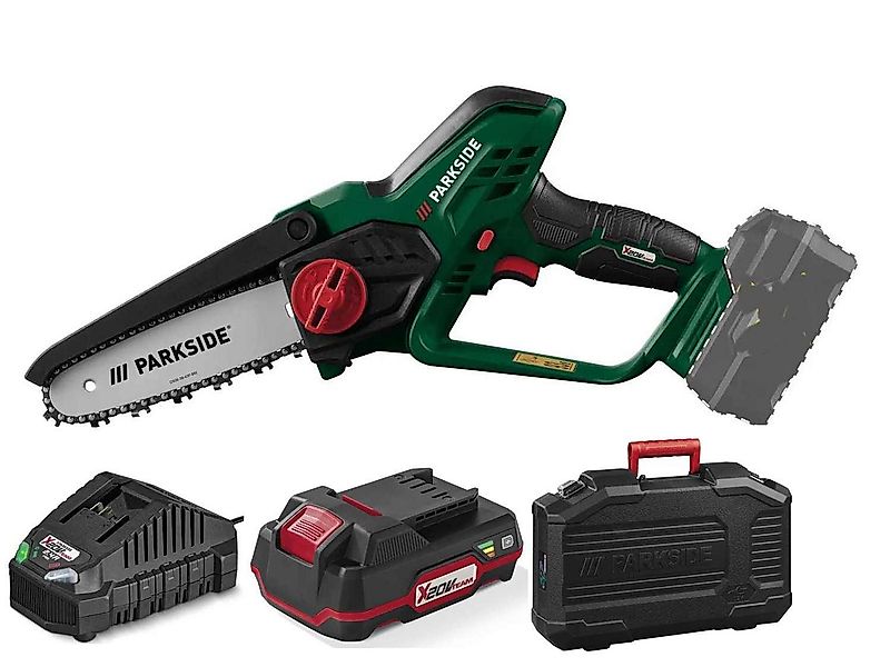 Parkside Akku-Kettensäge 20V Akku-Gehölzschneider PAGHS 20-Li mit Akku 2.0 günstig online kaufen