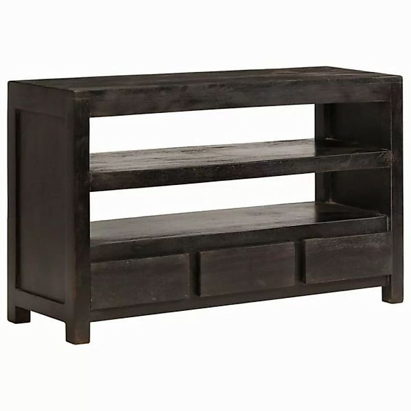 Tv-schrank Akazienholz Massiv 90x30x55 Cm Dunkelbraun günstig online kaufen