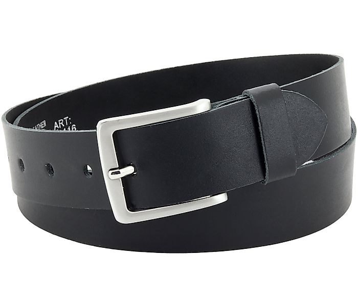 COLOGNEBELT Ledergürtel OM518-SL-Schwarz MADE IN GERMANY, günstig online kaufen