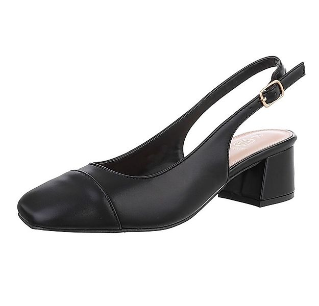 Ital-Design Elegante Slingbacks für jeden Anlass – Komfort & Stil Schnürpum günstig online kaufen