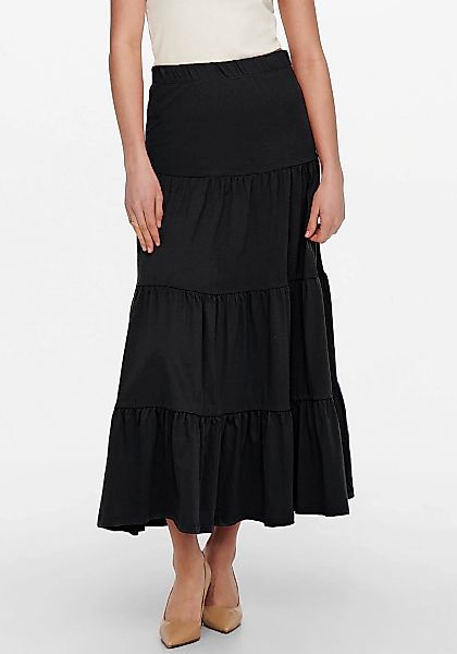 ONLY Maxirock "ONLMAY MAXI SKIRT" Baumwolle, mit Volant günstig online kaufen