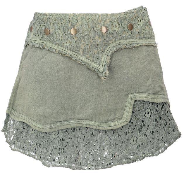 Guru-Shop Minirock Natürlicher Goa Sommerrock, Ethno günstig online kaufen