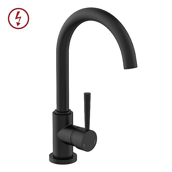 Schütte Spültischarmatur Cornwall Niederdruck, 360° schwenkbarer Wasserhahn günstig online kaufen