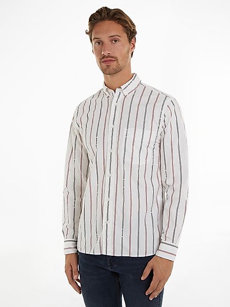 Tommy Hilfiger Langarmhemd HILFIGER DOUBLE STP günstig online kaufen
